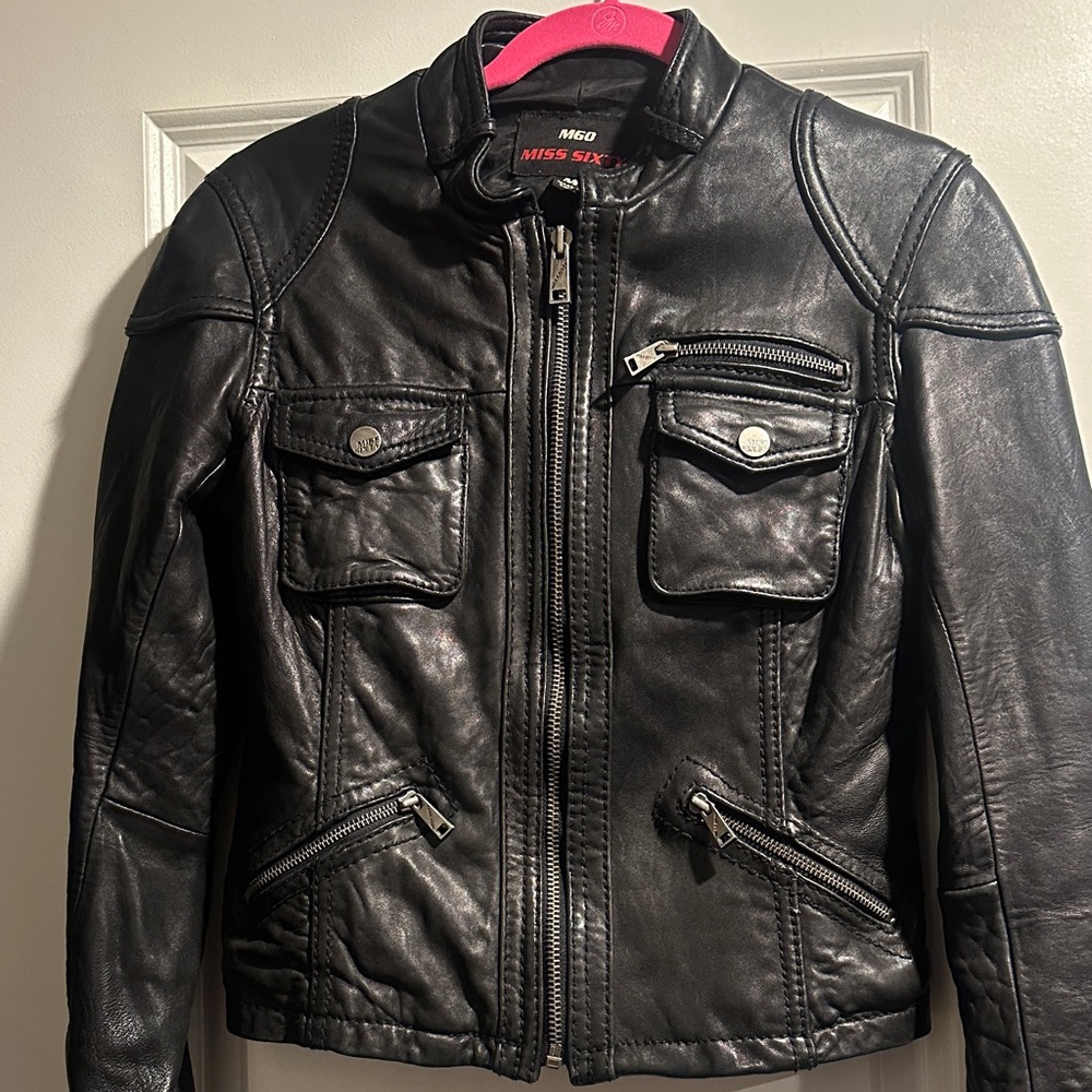 Beautiful soft Black Leather Jacket